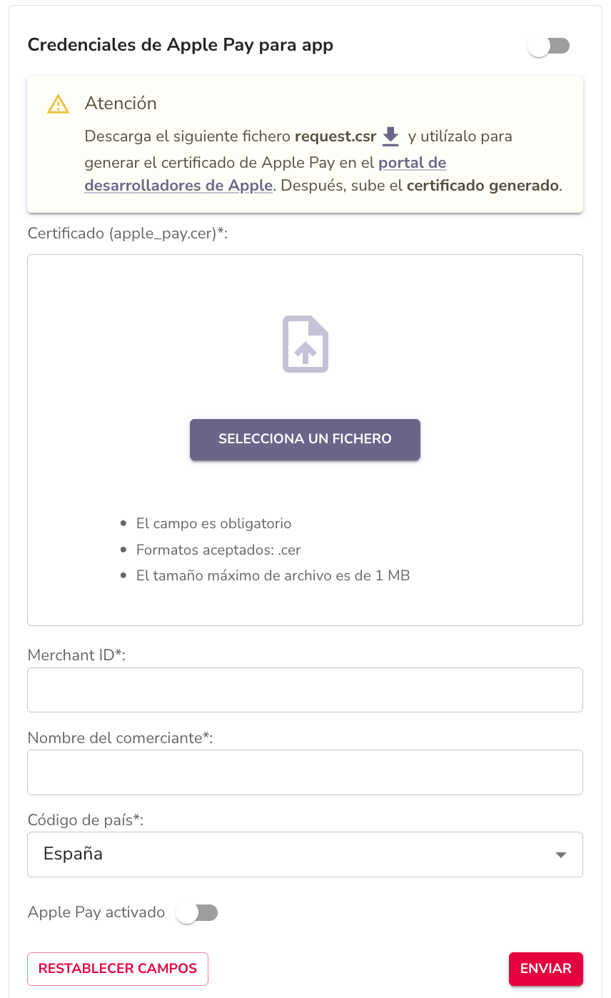 Apple Pay In-App Integration